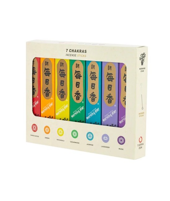 TZ.SET INCIENSO MORNING STAR 7 CHAKRAS