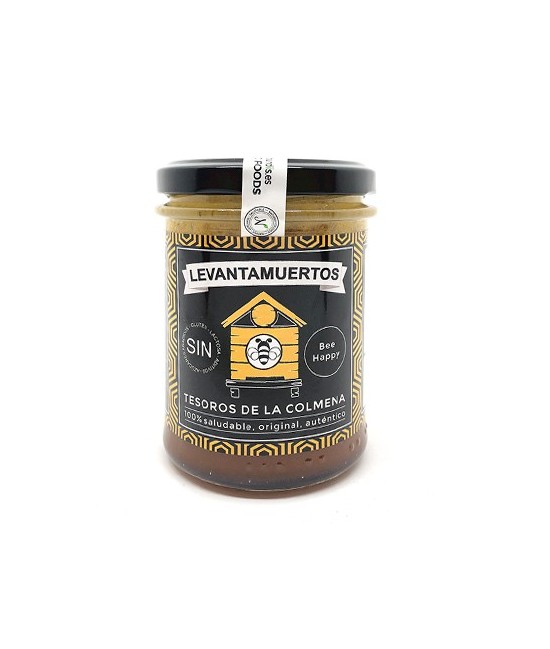 El Levantamuertos es un complejo compuesto elaborado artesanalmente a base de ingredientes naturales. Reconstituyente, compleme