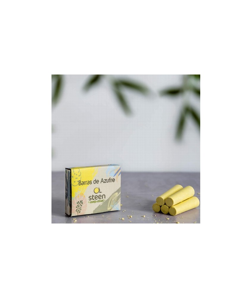 Un producto 100% mineral, se elaboran a partir de azufre en polvo extraído del fondo marino o volcánico.

Las barras de azufr