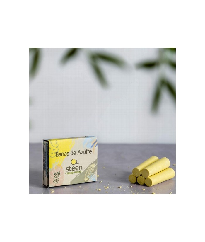 Un producto 100% mineral, se elaboran a partir de azufre en polvo extraído del fondo marino o volcánico.

Las barras de azufr