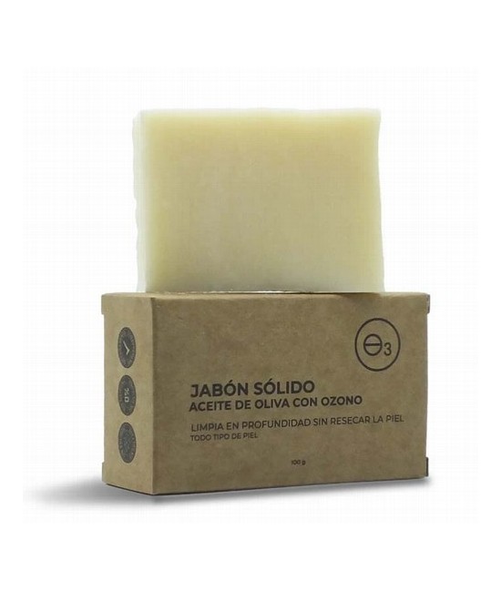 Mantén tu piel limpia de forma natural.

Jabón elaborado con base de Aceite de Oliva Virgen Extra Ecológico Ozonizado.
Apto 