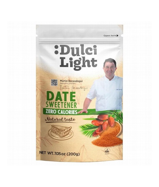 El Edulcorante Dátil Zero de Dulcilight combina eritritol y extracto de dátiles 100% naturales para ofrecer un edulcorante con 
