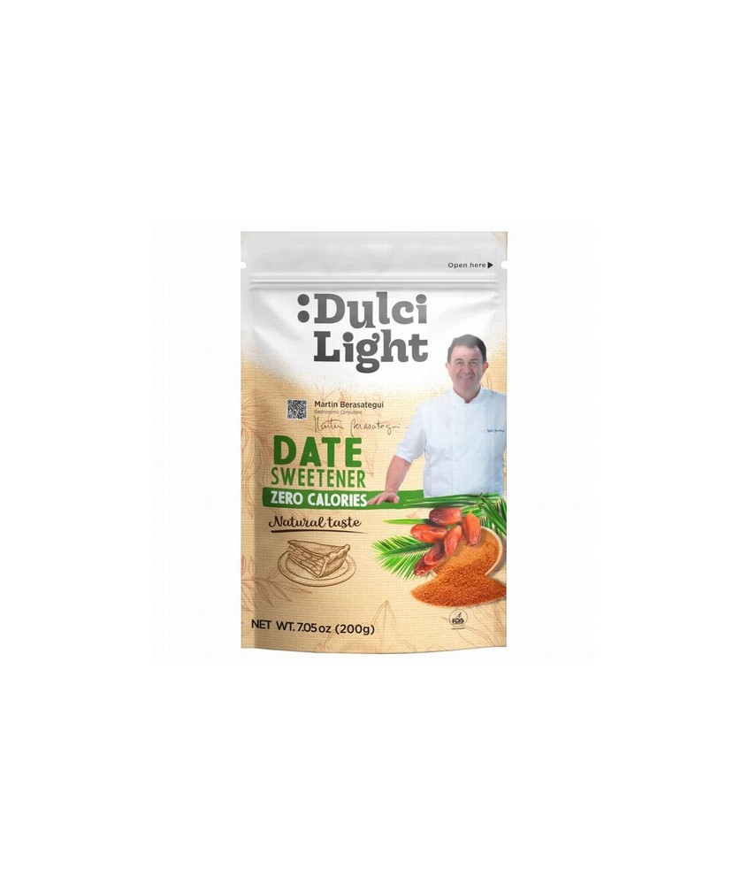 El Edulcorante Dátil Zero de Dulcilight combina eritritol y extracto de dátiles 100% naturales para ofrecer un edulcorante con 