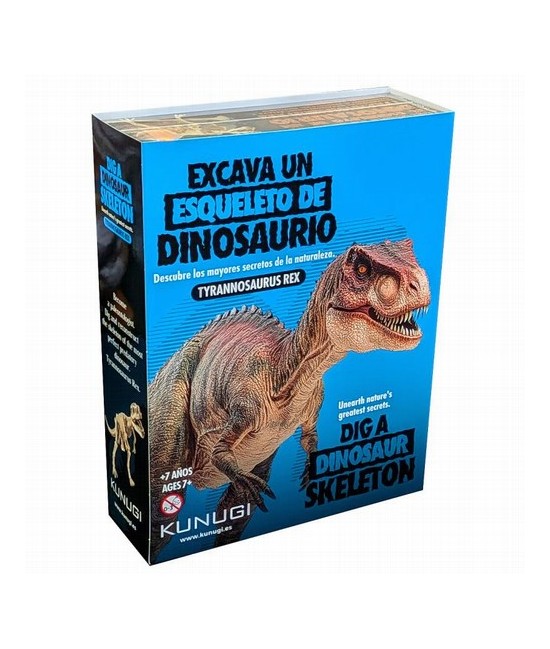 Convierteté en un paleontólogo. Excava y reconstruye el esqueleto de un Tyrannosaurus Rex que esta enterrado en un bloque de ti