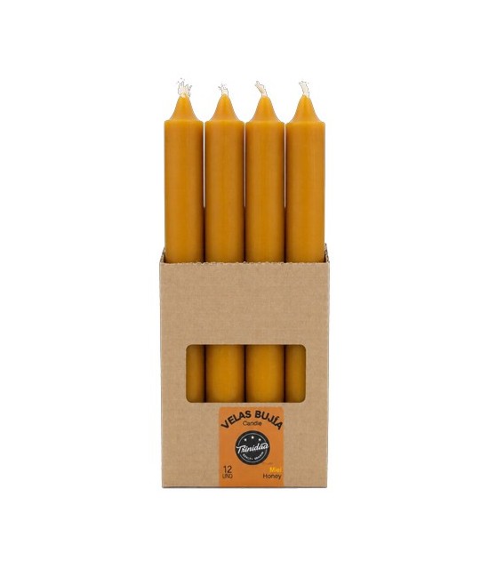 TRI.VELAS BUJIA OLOR MIEL 2,1  X 19 CM.