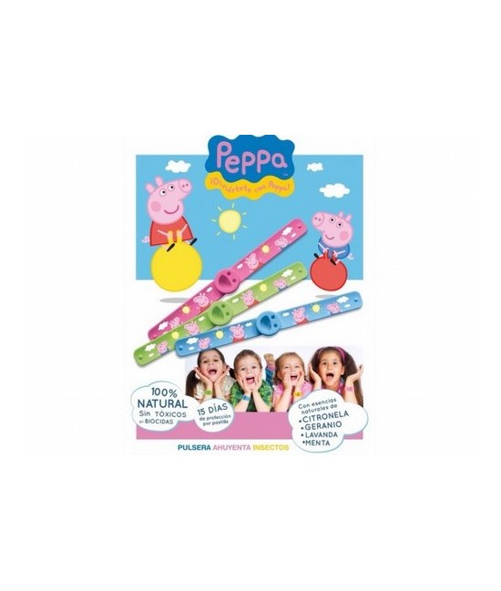 CA.PULSERA MOSQUITOS PEPPA PIG (2 RECAM.)