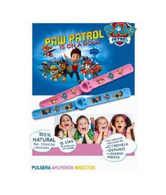 CA.PULSERA ANTIMOSQUITOS PATRULLA ROSA