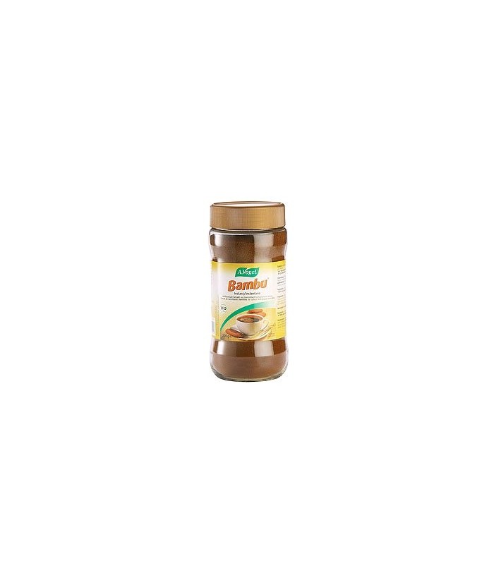 Bambu® Soluble, sucedáneo de café torrefacto, de cultivo 100% biológico.
Información:
Bambu® es una bebida soluble 100% natur