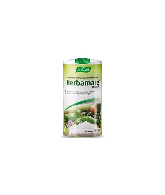 Herbamare® es una deliciosa mezcla de sal marina, hortalizas frescas, hierbas aromáticas y de alga marina kelp. Utilizada por m