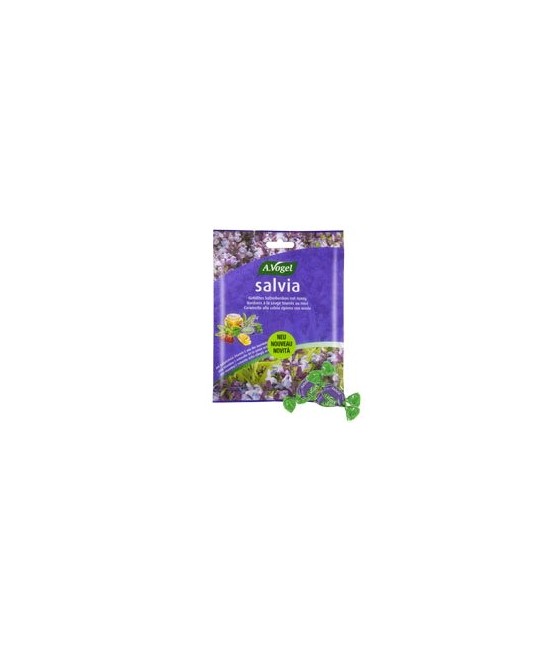 Deliciosos Salvia Bonbons rellenos de tintura de salvia fresca, miel pura de abeja y polvo de acerola, rica en vitamina C natur