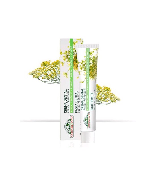 Proporciona una limpieza en profundidad de los dientes sin dañar el esmalte dental. Sus extractos naturales le confieren propie