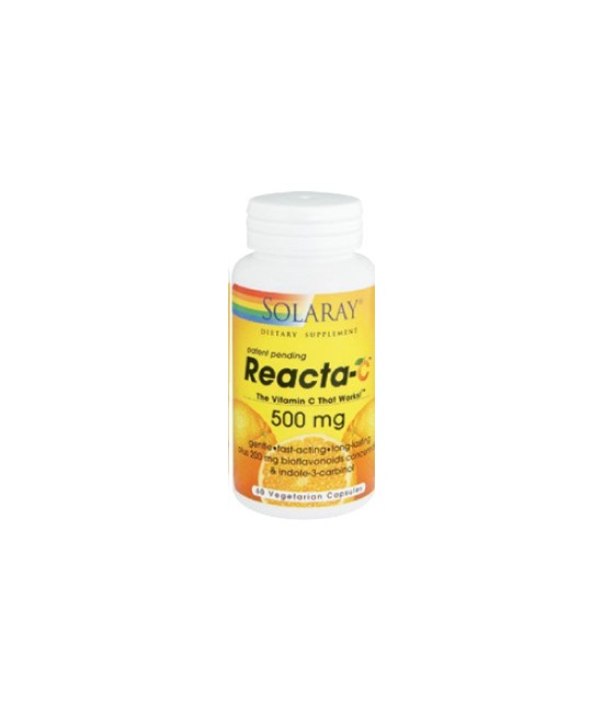 Reacta C - 500 mg. - 60 cápsulas

Descripción
Reacta-C es una formulación altamente avanzada que proporciona ascorbato cálc