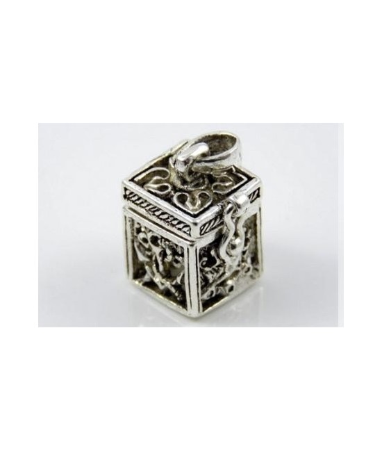 ES.COFRE DE LOS DESEOS DE PLATA CUBO MINI