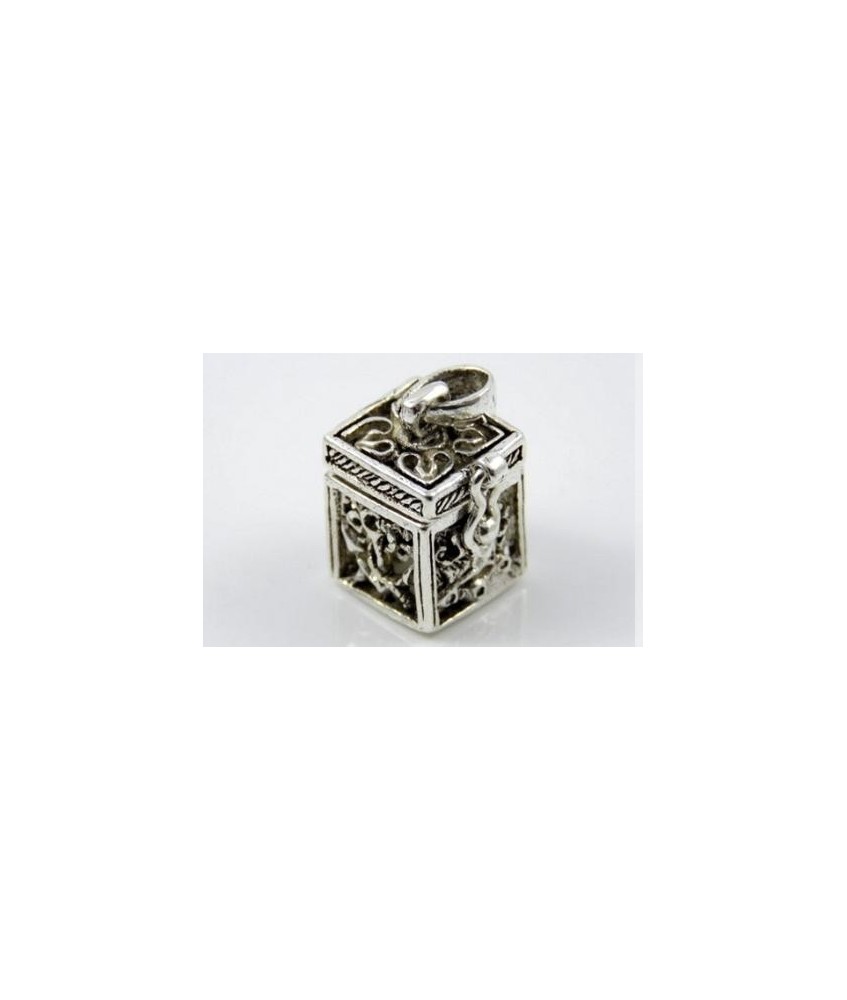 ES.COFRE DE LOS DESEOS DE PLATA CUBO MINI