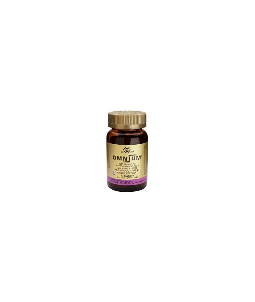 Omnium® Comprimidos
Fórmula avanzada de fitonutrientes rica en multivitaminas y mineral
APTO PARA VEGANOS · SOY FROM NATURE
