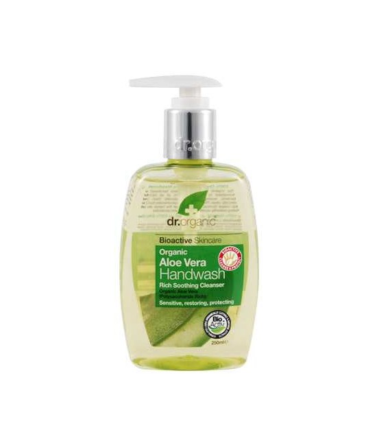 Aloe Vera Handwash
Este jabón natural, rico y calmante basado en Aloe Vera
orgánico, está diseñado para eliminar de manera su