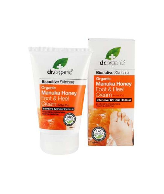 Manuka Honey Foot & Heel Cream
Mezcla de Miel de Manuka Orgánica, Aloe Vera,
Aceite de Oliva, Propóleos, Aceite de Girasol,
