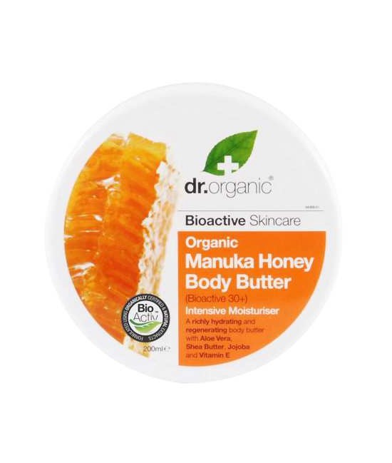 Manuka Honey Body Butter
Una rica crema natural profundamente hidratante, que contiene una
mezcla de Miel de Manuka Orgánica,