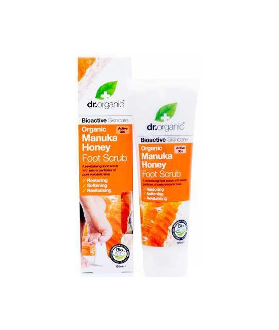 Manuka Honey Foot Scrub
Exfoliante para pies altamente efectivo revitalizante, Limpia,
tonifica, absorbe impurezas de la piel