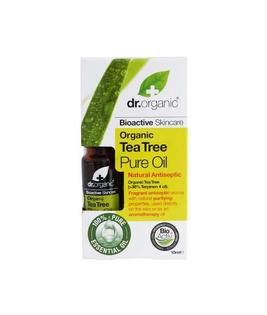 Tea Tree Pure Oil
El aceite puro 100% orgánico, tiene
propiedades antibacterianas y purificadoras.
Proporciona alivio inmedi