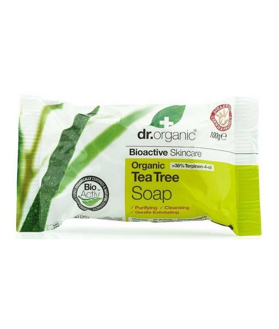 Tea Tree Soap
Un jabón vegetal antibacteriano orgánico enriquecido con las
hojas del té verde para la protección completa del