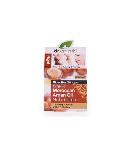 Moroccan Argán Oil Night Cream
Tratamiento bioactivo durante la noche basado en: Aceite de Argán
Orgánico y enriquecido con A