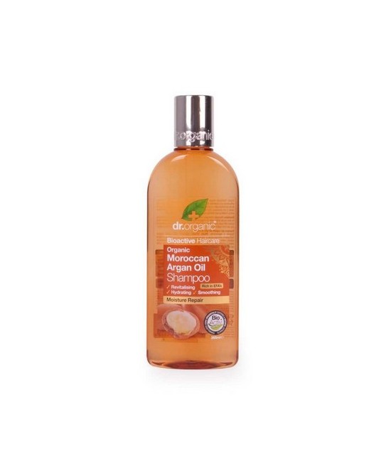 Moroccan Argán Oil Shampoo
Champú restaurador e hidratante formulado con Aceite de Argán
Virgen Orgánico Marroquí, fuente inc