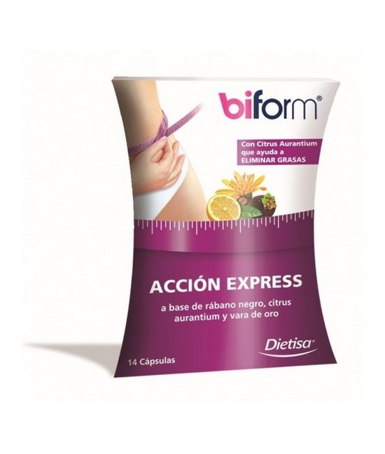 CARACTERÍSTICAS:
Complemento alimenticio a base de Citrus aurantium, rábano negro y vara de oro que ayuda a eliminar grasas.
