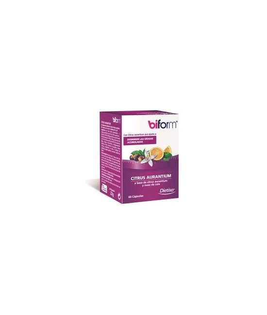 CARACTERÍSTICAS:
Complemento alimenticio a base de Citrus aurantium, nuez de cola y vitaminas B5 y B6 que ayuda a disminuir la