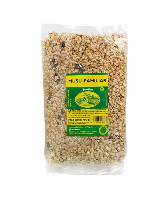 Musli Familiar Sello Verde

El muesli es un alimento del grupo de los cereales, típicamente de desayuno, aunque también se co