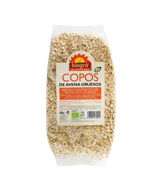 BIO.COPOS DE AVENA GRUESOS 500 Gr.
