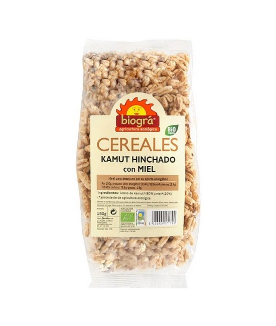 BIO.KAMUT HINCHADO CON MIEL 150 gr.