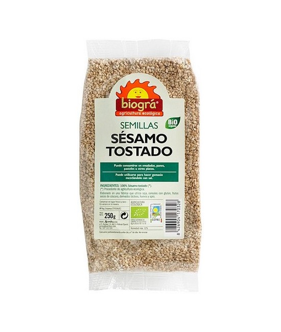 BIO.SESAMO TOSTADO 250 Gr.