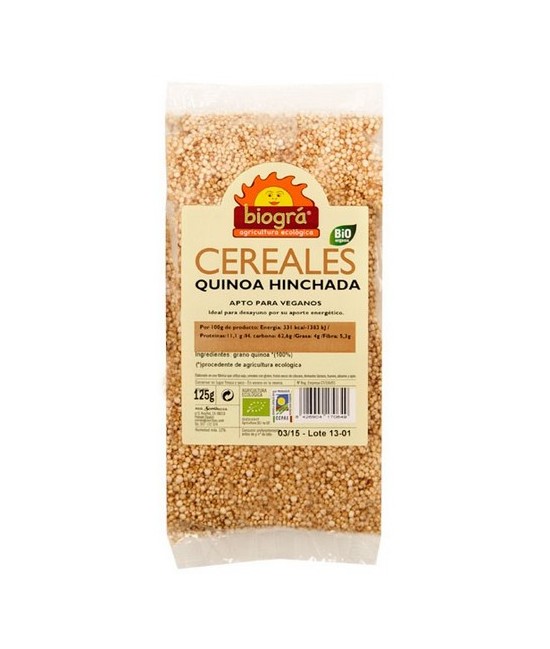 BIO.QUINOA HINCHADO 125 GRS