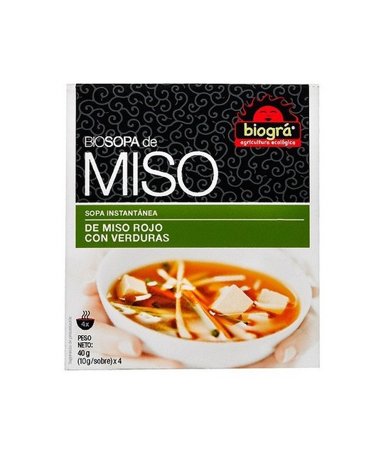 BIO.SOPA MISO "VERDURAS INSTANTANEO" 40 gr.