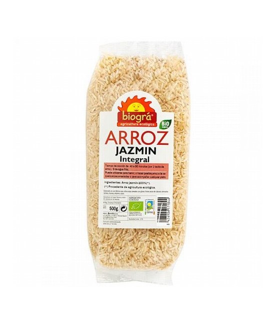 BIO.ARROZ JAZMIN INTEGRAL 500 gr