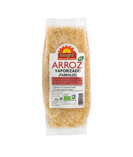 Arroz Parboiled (Vaporizado) 500g

El Arroz Vaporizado (Parboiled) de Biográ está parcialmente cocido con vapor de agua y pos