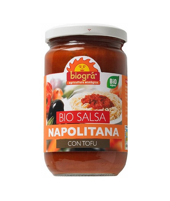 Salsa napolitana con tofu

Deliciosa salsa elaborada con ingredientes y hortalizas cultivadas con métodos ecológicos certific