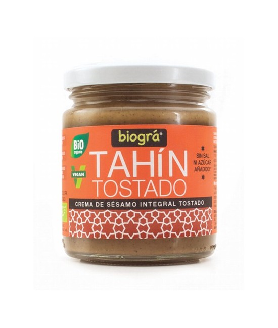 Tahín Tostado

Crema de Sésamo Integral Tostado.
El sésamo, también llamado ajonjolí, es una semilla muy utilizada en la coc