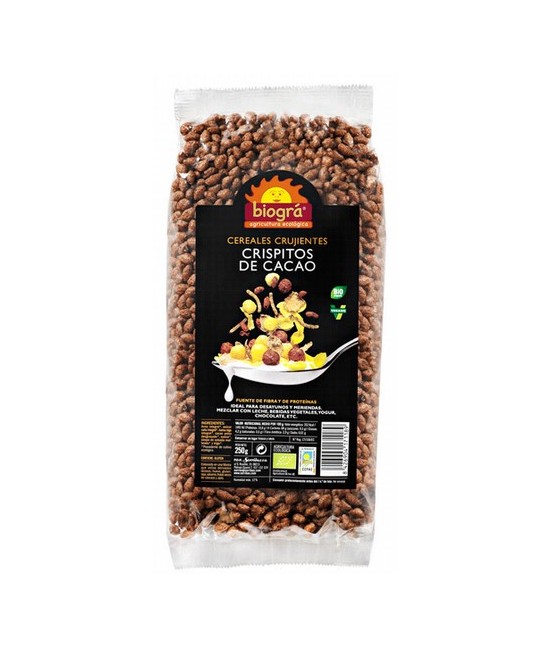 
Crispitos de Cacao

Ideal para desayunos y meriendas. Mezclar con leche, bebidas vegetales, yogurt, chocolate, etc.

 
