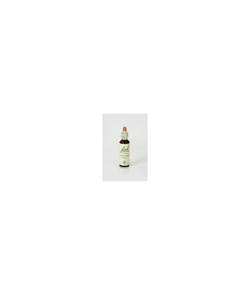Contenido: 
Frasco de cristal de 20ml con gotero.
Composición: 
Disolución acuosa de Clematis vitalba, alcohol de uva.
Modo