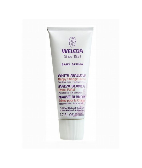 WE.CREMA PAÑAL MALVA BLANCA 50 ml.