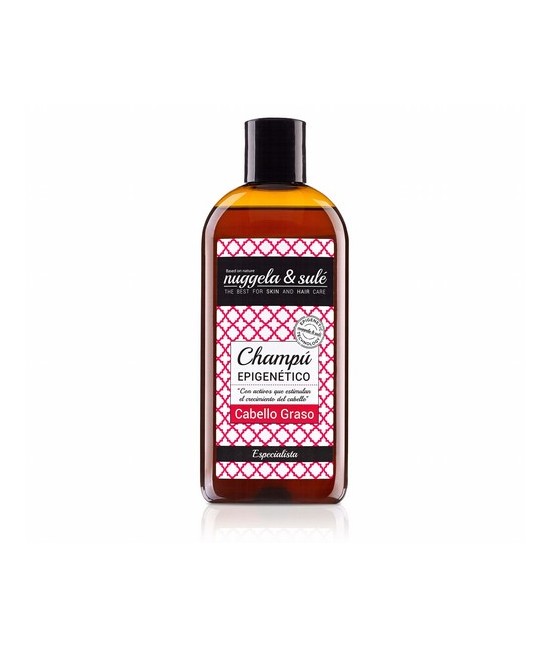 Champú Epigenético Cabello Graso 250 ml/8,45 Fl.Oz
INNOVACIÓN CAPILAR: Los Champús Epigenéticos de Nuggela & Sulé influyen en 