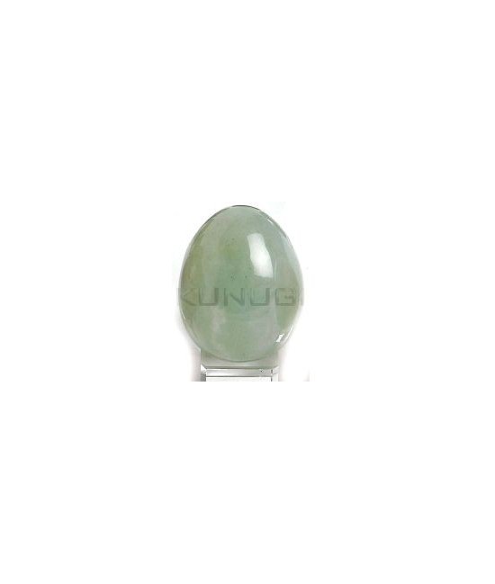 Huevo decorativo de Jade pulida.
Medidas aproximadas de la pieza 60mm. y diámetro 40mm.