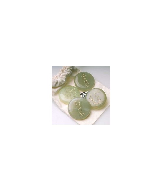 KU.CHAKRA REIKI JADE VERDE SET 4 unds.