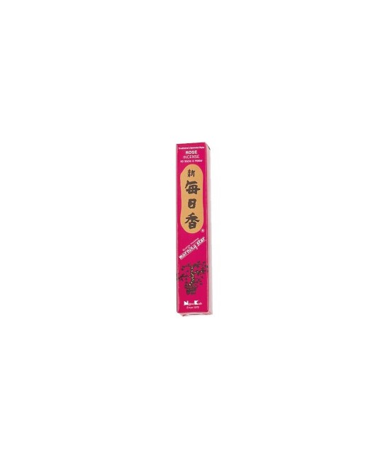 Cantidad : 50 barritas
Duración : 30 minutos
Fragancia : Rosa
La rosa es la reina del perfume. Su aroma produce sensación de
