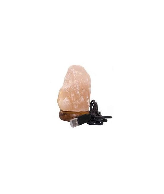 LA.LAMPARA SAL HIMALAYA RUSTICA USB